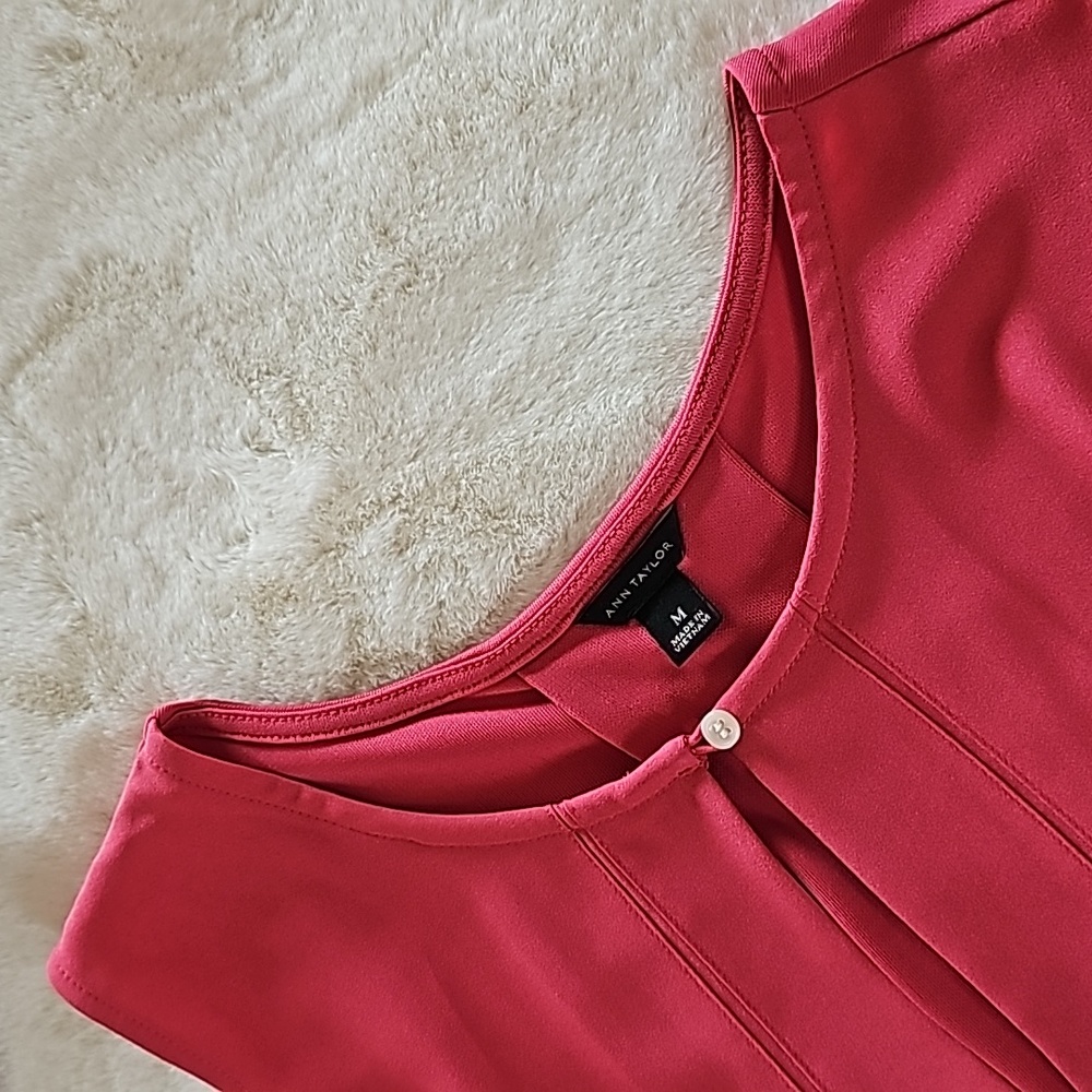 Ann Taylor Cute Sleeveless Blouse size M